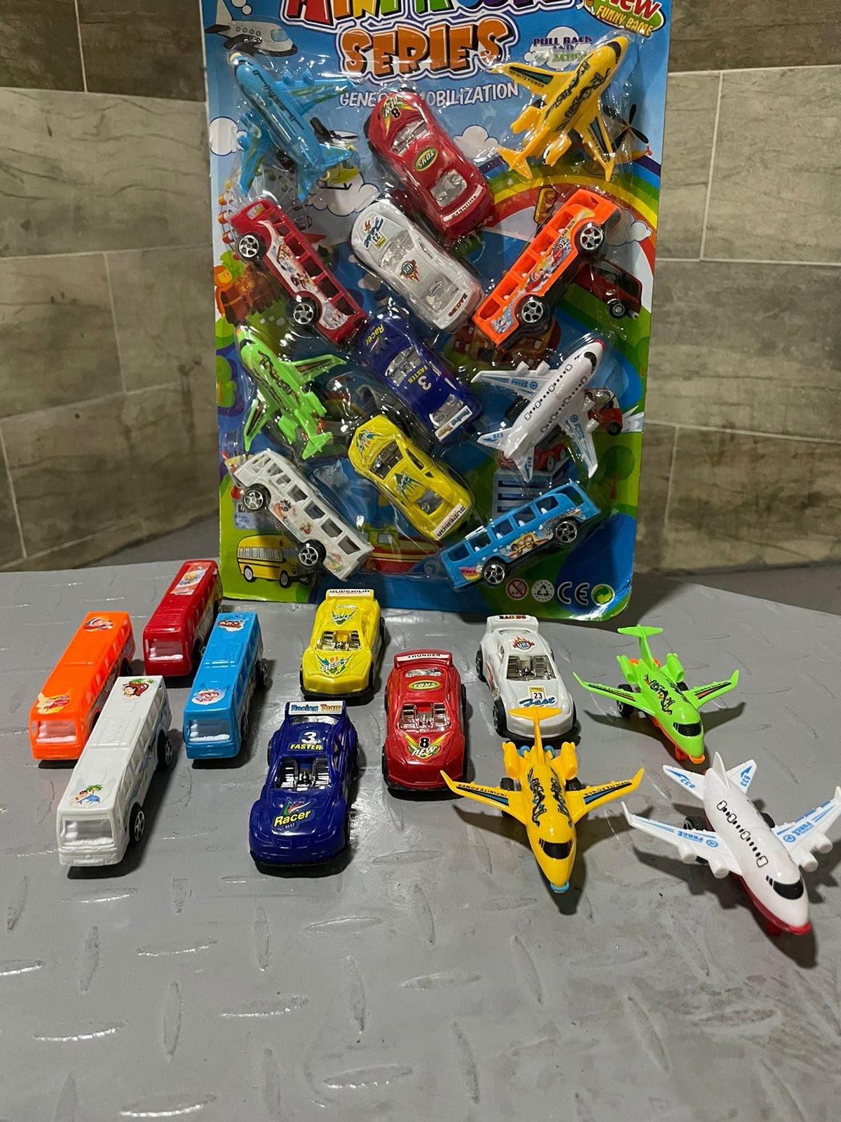 Miniatura 3 de Set De Carritos con aviones